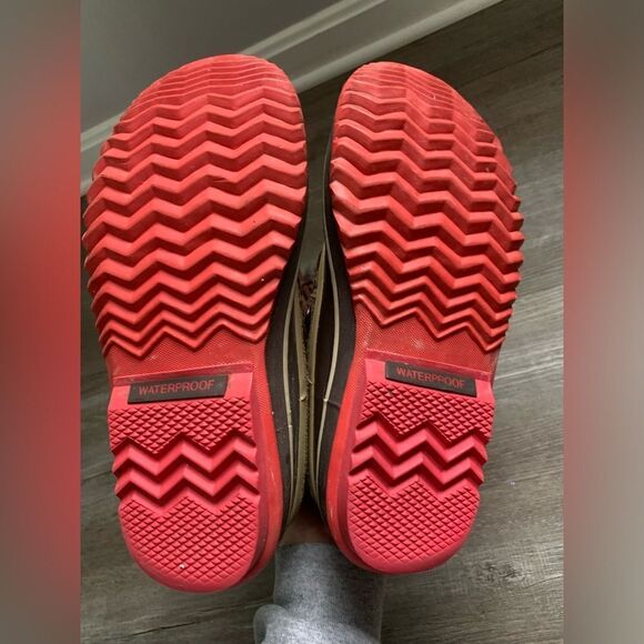 Sorel Joan Of Arctic Boots Eskimo Waterproof Boots Tall Thick Warm Brown Pink 8 - Picture 13 of 14